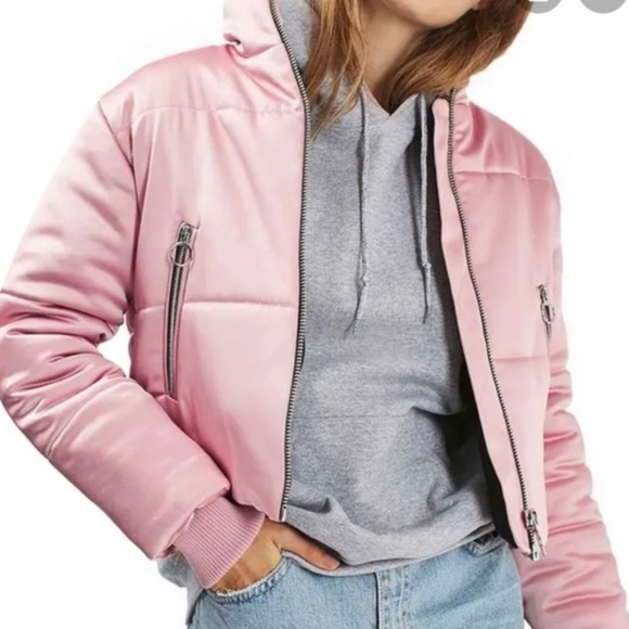 Bagatelle Heritage Pink Puffer Full Zip Jacket - Picture 10 of 10